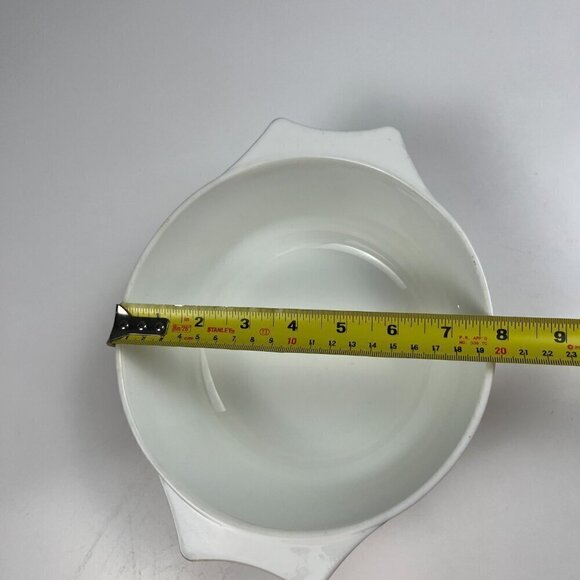 Pyrex casserole round dish with lid Pink Wild flower pattern glass cookware dish - Picture 11 of 13